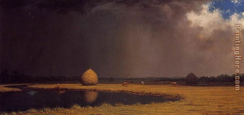 Salt Marsh Hay painting - Martin Johnson Heade Salt Marsh Hay art painting